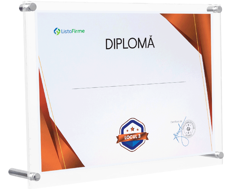 diploma locul 3 in top afaceri romania, uat comuna paulesti, domeniul 41: constructii de cladiri